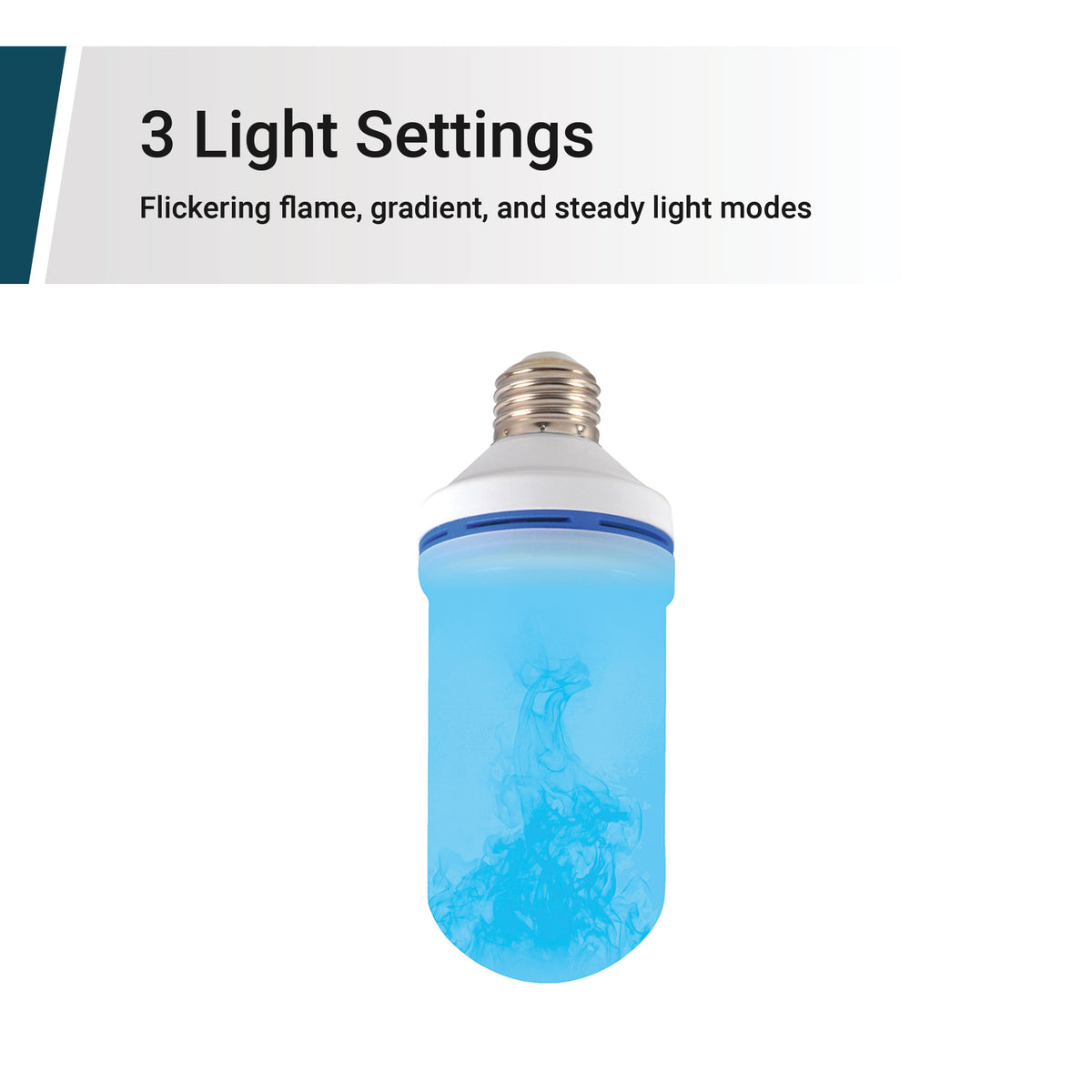 Blue Flame LED E26 Bulb 4.5W